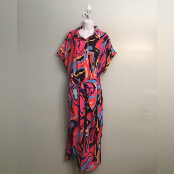 SHEIN Dresses & Skirts - SHEIN Multicolor Abstract Dress